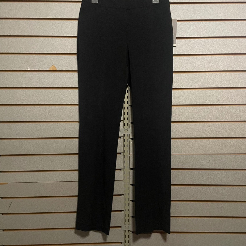 NWTS Maurices Slim Boot Mid Rise Black‎ Pants Womens Size 1/2 Regular